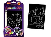 Scratch Art. Tęczowa seria - Kiciuś