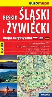 Plastic map Beskid Ślaski i Żywiecki w.2016