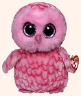 Ty Beanie Boos Pinky - Różowa Sowa