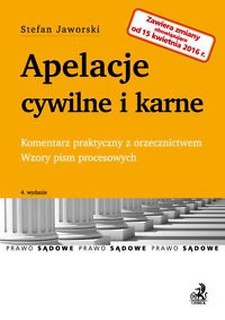 Apelacje cywilne i karne