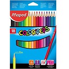 Kredki Colorpeps trójkatne 18 kolorów MAPED