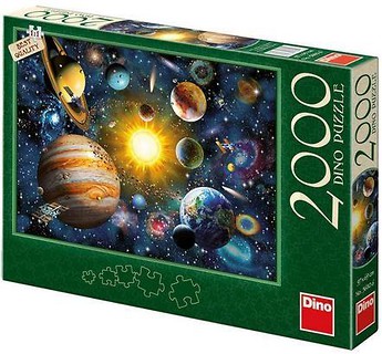 Puzzle 2000 Układ słoneczny DINO