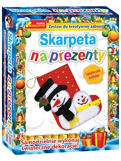 Zestaw do kreatywnej zabawy - Skarpeta na prezenty