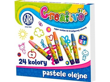 Pastele olejne Creativo 24 kolory ASTRA