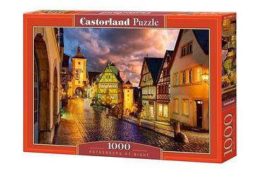 Puzzle 1000 Rothenburg at Night CASTOR