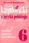 Kartkówki z języka polskiego klasa 6