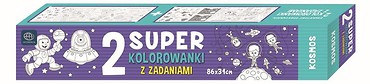 Super kolorowanka z zadaniami Kosmos