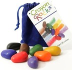 Kredki Crayon Rocks w aksamitnym woreczku - 8 kol.