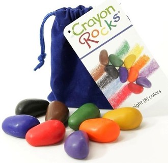 Kredki Crayon Rocks w aksamitnym woreczku - 8 kol.