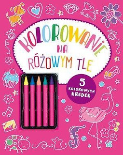 Kolorowanie na różowym tle