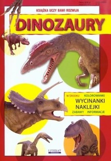 Wycinanki, kolorowanki i naklejki. Dinozaury