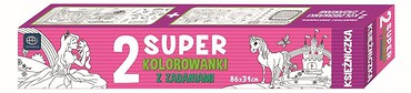 Super kolorowanka z zadaniami Księżniczka