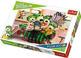 Puzzle 100 - Zabawa... Rodzina Treflików TREFL
