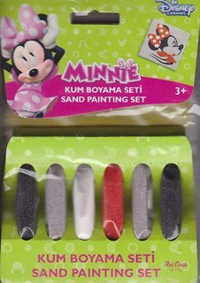 Kolorowy piasek, mały zestaw - Minnie DUMEL
