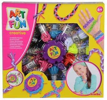 Zestaw do plecenia bransoletek Art&Fun