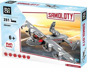 Klocki Blocki Samoloty 281 el.