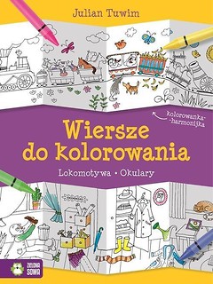 Wiersze do kolorowania. Lokomotywa Okulary