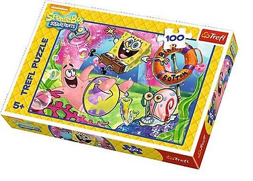 Puzzle 100 Mieszkańcy Bikini Dolnego TREFL