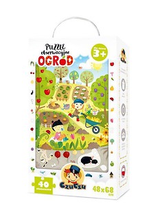Puzzle obserwacyjne. Ogród 3+