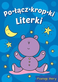 Połącz kropki - Literki (miś)