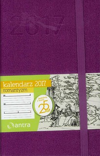 Kalendarz 2017 A6 Romantyzm Fioletowy ANTRA