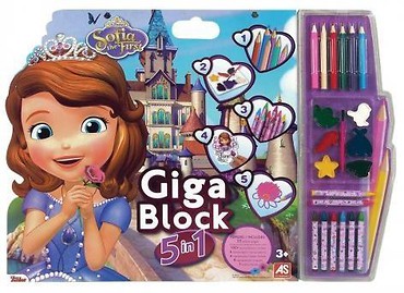Giga Block - Zestaw dla artysty 5w1 - Zosia