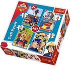 Puzzle 4w1 Drużyna Sama TREFL