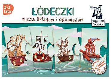 Puzzle Układam i opowiadam Łódeczki EDGARD