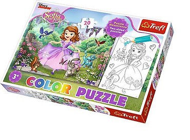 Puzzle Color Sofia wśród drzew TREFL