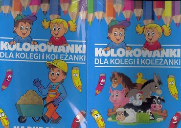 Pakiet Kolorowanki dla kolegi i koleżanki w. 2016