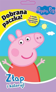 Dobrana Paczka. Złap i koloruj. Świnka Peppa