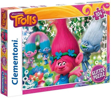 Puzzle 104 Brokat Trolls
