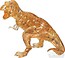 Crystal puzzle Dinozaur T-Rex