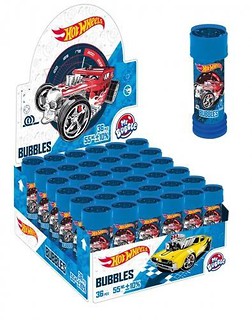 Bańki mydlane Hot Wheels 55ml 36szt