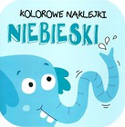 Kolorowe naklejki - Niebieski