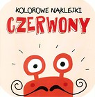 Kolorowe naklejki - Czerwony