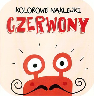 Kolorowe naklejki - Czerwony