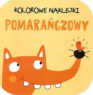 Kolorowe naklejki - Pomarańczowy