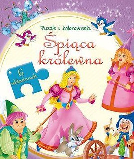 Puzzle i kolorowanki. Śpiąca Królewna