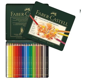 Kredki Polychromos 24 kolory FABER CASTELL