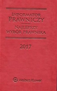 Informator prawniczy 2017 B6  Najlepszy... bordo