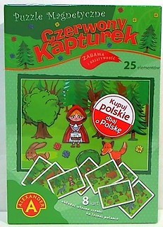 Puzzle magnetyczne - Czerwony Kapturek ALEX