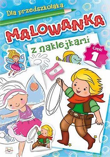 Malowanka z naklejkami cz. 1