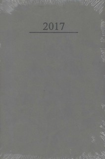 Kalendarz 2017 B5/328 Agenda Szary DAN-MARK
