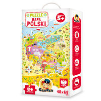 CzuCzu Puzzle 84 Mapa Polski