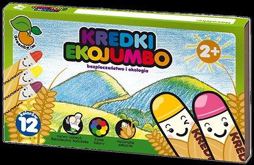 Kredki ekojumbo 12 kolorów