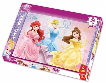Puzzle 24 maxi Radosne Księżniczki TREFL