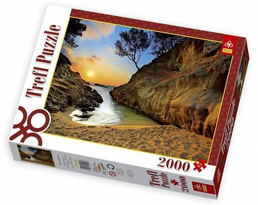 Puzzle 2000 Wschód słońca, Costa Brava TREFL