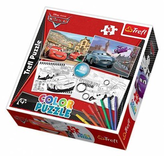 Puzzle Color Auta TREFL