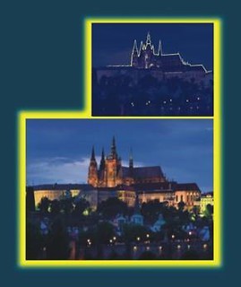 Puzzle 1000 Praga Wieczorem Neon DINO